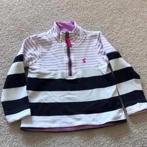 Joules girls 4T pullover striped sweatshirt